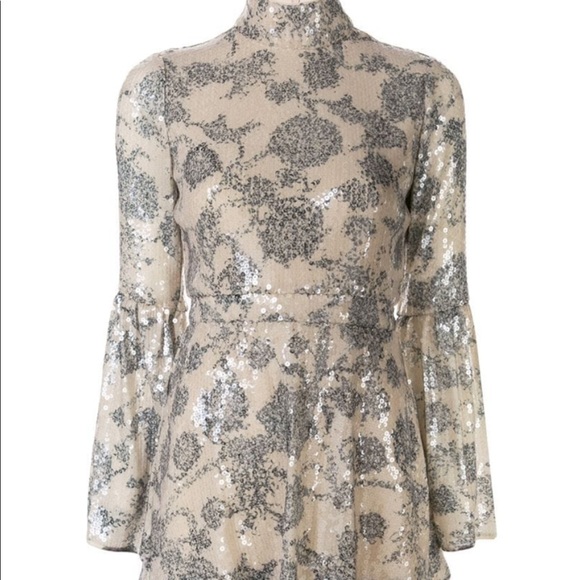 Michelle soft printed sequin Dress by Cynthia Rowley - Picture 8 of 8